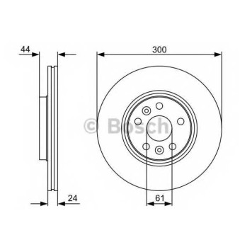 Тормозной диск BOSCH 0 986 479 554