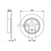 Тормозной диск BOSCH 0 986 479 728