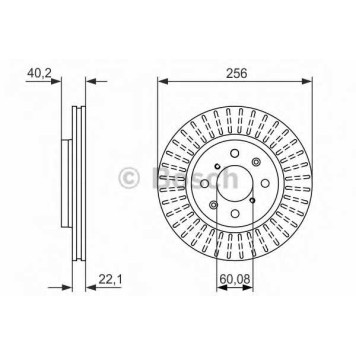Тормозной диск BOSCH 0 986 479 788