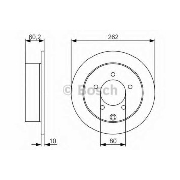 Тормозной диск BOSCH 0 986 479 A41