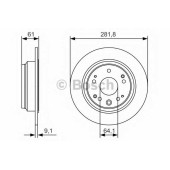 Тормозной диск BOSCH 0 986 479 A91