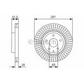 Тормозной диск BOSCH 0 986 479 B15