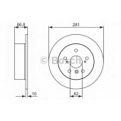 Тормозной диск BOSCH 0 986 479 C21