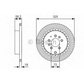 Тормозной диск BOSCH 0 986 479 C30