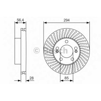Тормозной диск BOSCH 0 986 479 C31