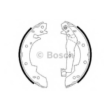 Комплект тормозных колодок для BMW 3(E30) <b>BOSCH 0 986 487 013</b>