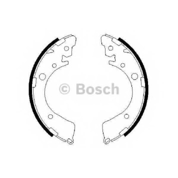 Комплект тормозных колодок для HONDA ACCORD(AC,AD,CA), CIVIC(EG,EH,EJ,EK,EM1) <b>BOSCH 0 986 487 323</b>