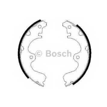 Комплект тормозных колодок для TOYOTA PASEO(EL44#,EL54), STARLET(EP91) <b>BOSCH 0 986 487 474</b>