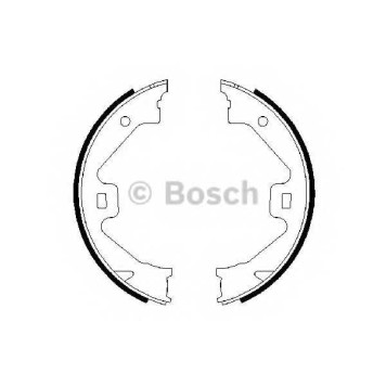 Комплект колодок стояночной тормозной системы BOSCH 0 986 487 650