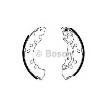 Комплект тормозных колодок для TOYOTA YARIS(KSP13#, KSP9#, NCP13#, NCP9#, NHP13#, NLP13#, NSP13#, NSP9#, SCP9#, ZSP9#) <b>BOSCH 0 986 487 759</b>