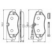 Колодки тормозные дисковые для NISSAN CABSTAR, NT400 Cabstar <b>BOSCH 0 986 494 334</b>