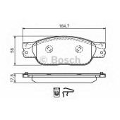 Колодки тормозные дисковые <b>BOSCH 0 986 494 355</b>