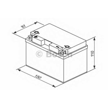 Аккумулятор BOSCH 0 092 M60 170-1
