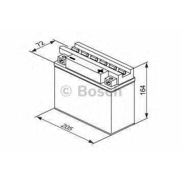 Аккумулятор BOSCH 0 092 M4F 400-1