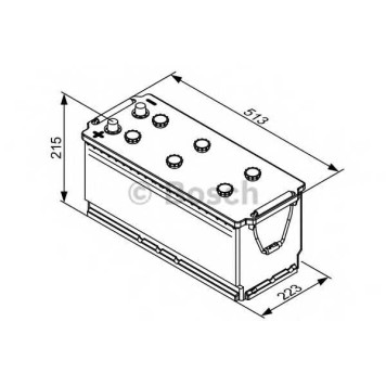 Аккумулятор BOSCH 0 092 T30 560-2
