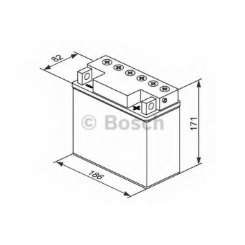 Аккумулятор BOSCH 0 092 M4F 410-1