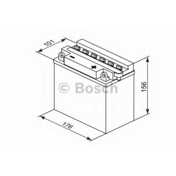 Аккумулятор BOSCH 0 092 M4F 430-1