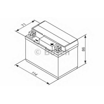Аккумулятор BOSCH 0 092 M60 010-1