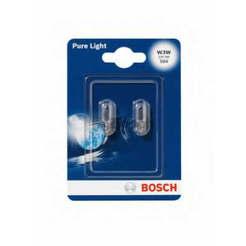 Лампа накаливания W3W 12В 3Вт BOSCH 1 987 301 028