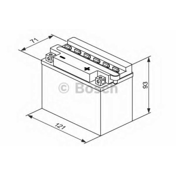 Аккумулятор BOSCH 0 092 M4F 170-1