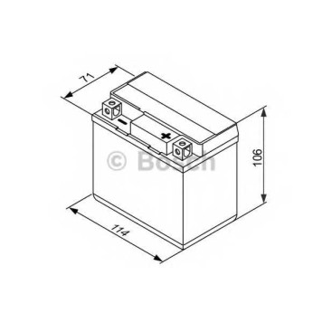Аккумулятор BOSCH 0 092 M60 040-1