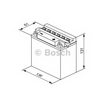 Аккумулятор BOSCH 0 092 M4F 190-1
