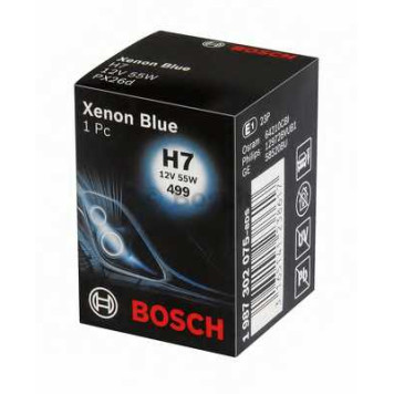 Лампа накаливания H7 12В 55Вт BOSCH 1 987 302 075