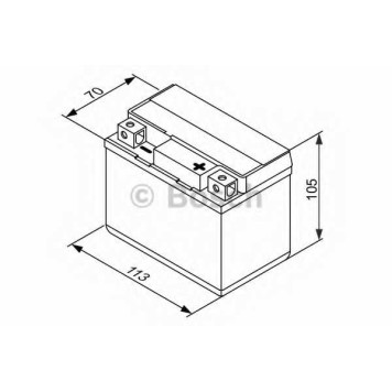 Аккумулятор BOSCH 0 092 M60 090-1
