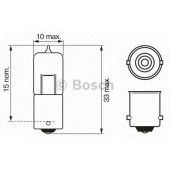 Лампа накаливания 12В 5Вт BOSCH 1 987 302 231