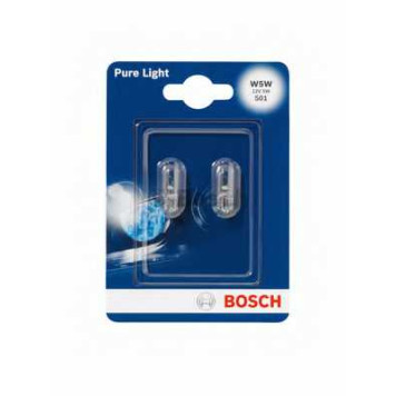 Лампа накаливания W5W 12В 5Вт BOSCH 1 987 301 026