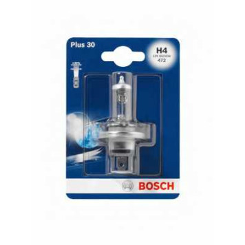 Лампа накаливания H4 12В 60/55Вт BOSCH 1 987 301 002
