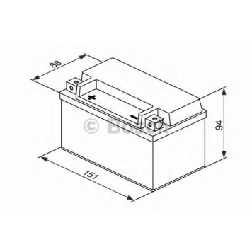 Аккумулятор BOSCH 0 092 M60 070-1