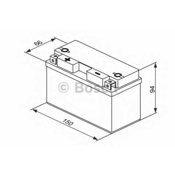 Аккумулятор BOSCH 0 092 M60 080-1