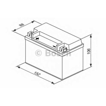Аккумулятор BOSCH 0 092 M60 100-1