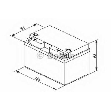 Аккумулятор BOSCH 0 092 M60 110-1