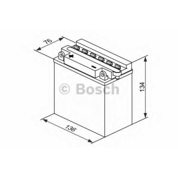Аккумулятор BOSCH 0 092 M4F 250-1