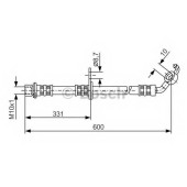 Тормозной шланг BOSCH 1 987 476 106