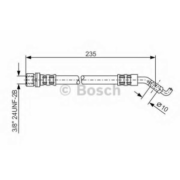 Тормозной шланг BOSCH 1 987 476 207