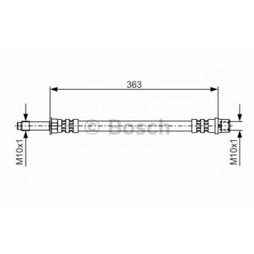 Тормозной шланг BOSCH 1 987 476 295