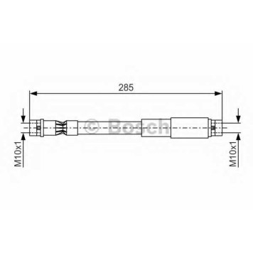 Тормозной шланг BOSCH 1 987 476 406