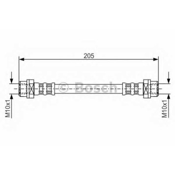Тормозной шланг BOSCH 1 987 476 477