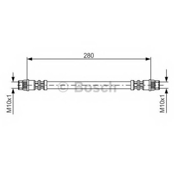 Тормозной шланг BOSCH 1 987 476 517