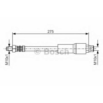 Тормозной шланг BOSCH 1 987 476 649