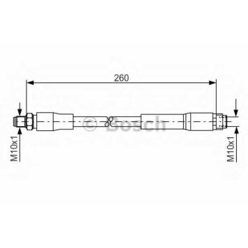 Тормозной шланг BOSCH 1 987 476 760