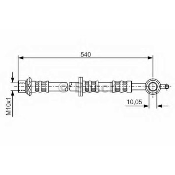 Тормозной шланг BOSCH 1 987 476 837
