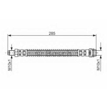 Тормозной шланг BOSCH 1 987 476 841