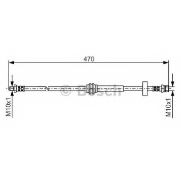 Тормозной шланг BOSCH 1 987 476 885