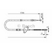 Трос стояночной тормозной системы BOSCH 1 987 477 122