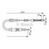 Трос стояночной тормозной системы BOSCH 1 987 477 141