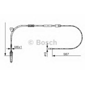 Трос стояночной тормозной системы BOSCH 1 987 477 960